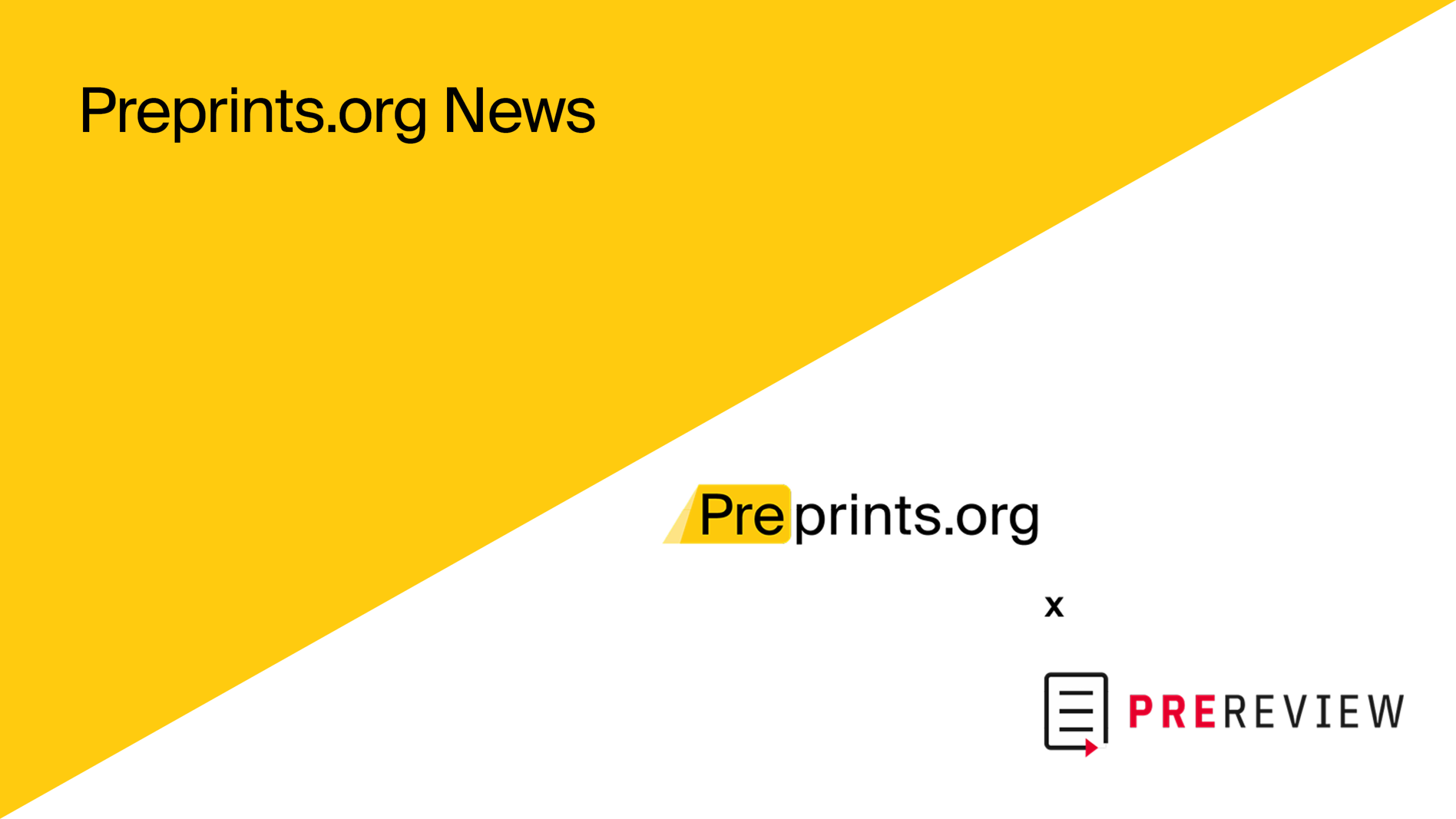 Preprints.org x PREreview: A Partnership for Open, Inclusive Science ...